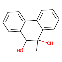 cis-Phenanthrene, 9,10-dihydro-9-methyl-9,10-diol