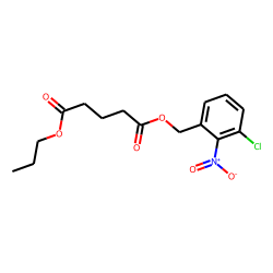 Glutaric acid, 2-nitro-3-chlorobenzyl propyl ester