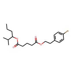 Glutaric acid, 2-(4-bromophenyl)ethyl 2-methylhex-3-yl ester