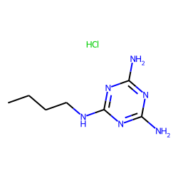 S-triazine, 6-butylamino-2,4-diamino-, monohydrochloride