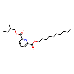 2,6-Pyridinedicarboxylic acid, decyl 2-methylbutyl ester