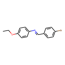 p-bromobenzylidene-(4-ethoxyphenyl)-amine