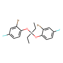 Silane, diethyldi(2-bromo-4-fluorophenoxy)-