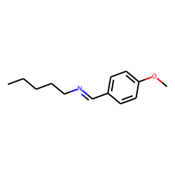 p-methoxybenzylidene-pentyl-amine