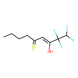 3-Nonene-5-thione,1,1,2,2-tetrafluoro-3-hydroxy-