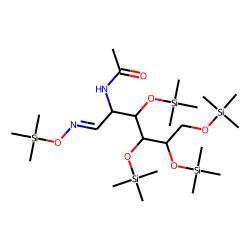 N-Acetyl-D-glucosamine, tetrakis(trimethylsilyl) ether, trimethylsilyloxime (isomer 2)
