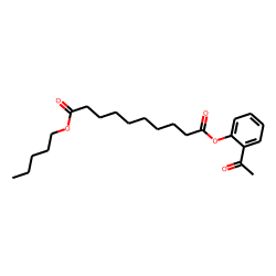 Sebacic acid, 2-acetylphenyl pentyl ester