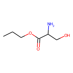 Propanoic acid, 2-amino-3-hydroxy, propyl ester