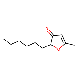 3(2H)-Furanone, 2-hexyl-5-methyl-