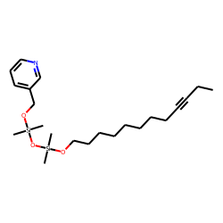 9-Dodecyn-1-ol, dimethyl(dimethyl(pyrid-3-ylmethoxy)silyloxy)silyl ether