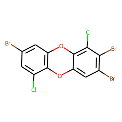 Dibenzodioxin, 2,3,8-tribromo-, 1,6-dichloro-
