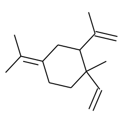 Cyclohexane, 1-ethenyl-1-methyl-2-(1-methylethenyl)-4-(1-methylethylidene)-