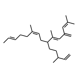 2,6,10,14-tetramethyl-7(3-methyl-pent-4-enyl)-pentadec-2,5,9,13-ene