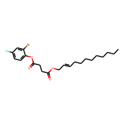 Succinic acid, dodec-2-en-1-yl 2-bromo-4-fluorophenyl ester