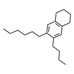 Naphthalene, 6-butyl-7-hexyl-1,2,3,4-tetrahydro-