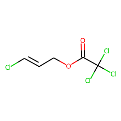Trichloroacetic acid, 3-chloroprop-2-enyl ester