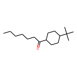 Cyclohexane, 1-hexylcarbonyl-4-(1,1-dimethylethyl), # 1