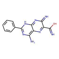 6-Pteridinecarboxamide, 4,7-diamino-2-phenyl-