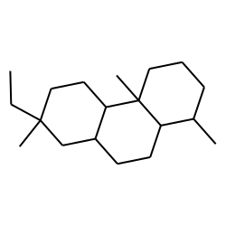 7-Ethyl-1,4a,7-trimethyl-tetradecahydro-phenanthrene, a