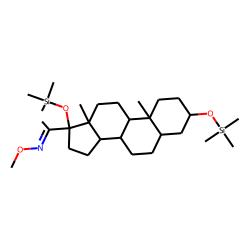 5«alpha»-Pregnan-20-one, 3«alpha»,17-bis(trimethylsiloxy)-, O-methyl oxime