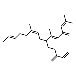 2,6,10,14-tetramethyl-7(3-methylene-pent-4-enyl)-pentadec-2,5,9,13-ene