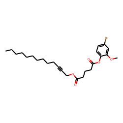 Glutaric acid, tridec-2-yn-1-yl 4-bromo-2-methoxyphenyl ester