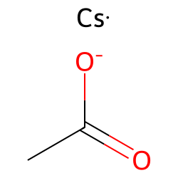 Acetic acid, cesium salt