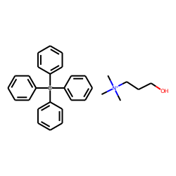 N-(3-hydroxypropyl) trimethyl-ammonium tetraphenyl-boride