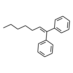 Benzene, 1,1'-(1-heptenylidene)bis-