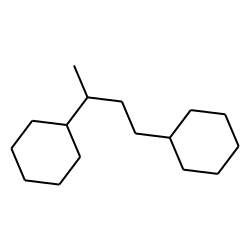 Cyclohexane, 1,1'-(1-methyl-1,3-propanediyl)bis-