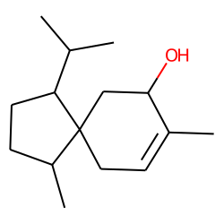 Spiro[4.5]dec-8-en-7-ol, 4,8-dimethyl-1-(1-methylethyl)-