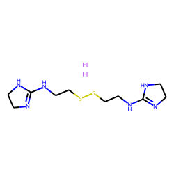 2-Imidazoline, 2,2'-[dithiobis(ethyleneimino)]di-, dihydroiodide