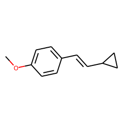 p-Methoxy-«beta»-cyclopropylstyrene