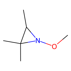 1-Methoxy-2,2,3-trimethylaziridine (sin)