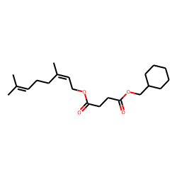 Succinic acid, cyclohexylmethyl neryl ester