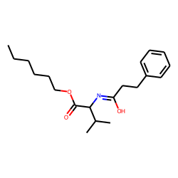 L-Valine, N-(3-phenylpropionyl)-, hexyl ester