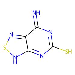 Thiadiazolo[3,4-d]pyrimidine-5-thiol, 1,2,5-, 7-amino-