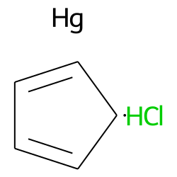 Cyclopentadien-5-yl mercuric chloride