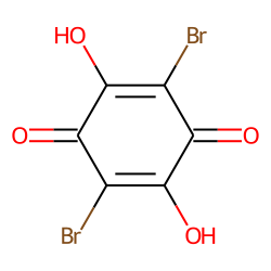 p-Benzoquinone, 2,5-dibromo-3,6-dihydroxy-