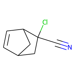2-chloro-2-cyano bicyclo[2.2.1]hept-5-ene, exo