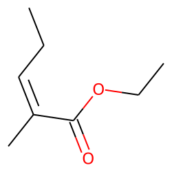 ethyl 2-methyl-2(Z)-pentenoate