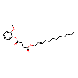 Succinic acid, dodec-2-en-1-yl 2-methoxyphenyl ester