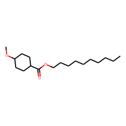 Cyclohexanecarboxylic acid, 4-methoxy-, decyl ester