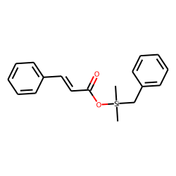 trans-Cinnamic acid, benzyldimethylsilyl ester