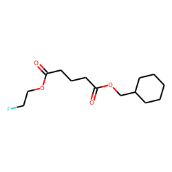 Glutaric acid, cyclohexylmethyl 2-fluoroethyl ester