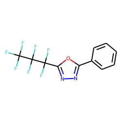 2-Perfluoropropyl-5-phenyl-1,3,4-oxadiazole