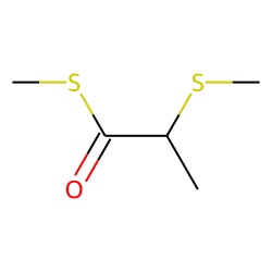 Thiomethyl ester «alpha»-(methyl-thio)propionic acid