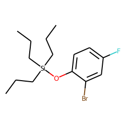 1-Bromo-3-fluoro-6-tripropyl-silyloxybenzene