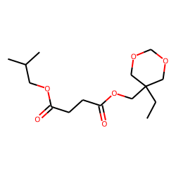 Succinic acid, (5-ethyl-1,3-dioxan-5-yl)methyl isobutyl ester
