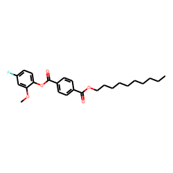 Terephthalic acid, decyl 4-fluoro-2-methoxyphenyl ester